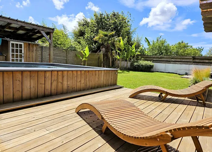 Spacieuse Maison Avec Piscine, 9km De L'ocean. 别墅 *